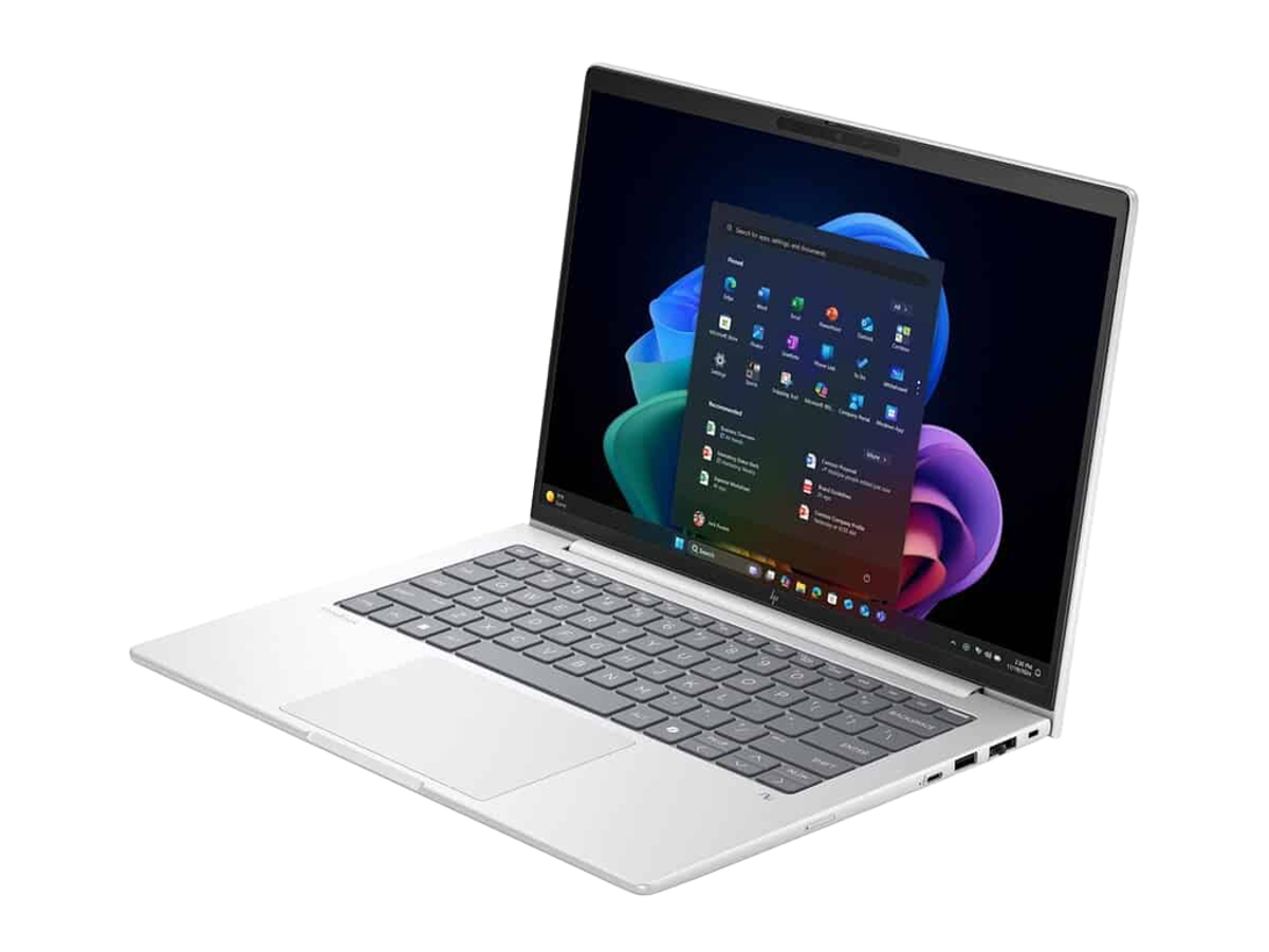 HP EliteBook 8 G1i 14 inch Notebook AI Ultra 5 225U 16GB (1x16GB) DDR5 5600 512GB PCIe NVMe SSD 14WUXGAAGLED300UWVAf5MPIRISP+LP60HzbLCD Windows 11 Pro 64 Wi Fi 7 +BT 5.4 Fingerprint Sensor HP Tamper Lock HP 3y NBD Onsite