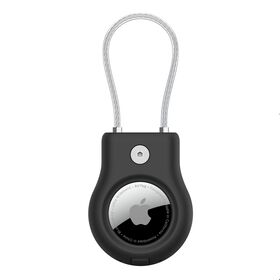 Belkin - Secure Holder with Wire Cable for Apple AirTag - Black