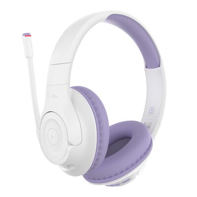 Belkin - SoundForm - Inspire Kids Over Ear Headset with Boom Microphone - Lavender