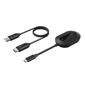Belkin - ConnectAir Wireless HDMI Display Adapter for USB-C Laptop, Tablet, Phone, Projector – Black