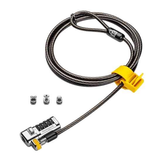 Kensington ClickSafe 3-in-1 Combination Lock (T-Bar, Nano & Wedge Anchors)